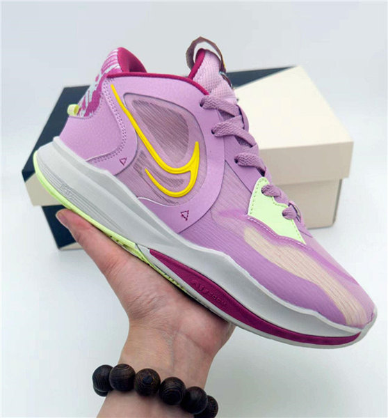 Men's Running Weapon Kyrie Irving 5 Purple/Yellow Shoes 033